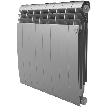 Биметаллический радиатор отопления Royal Thermo BiLiner B 500 8 секций Silver Satin