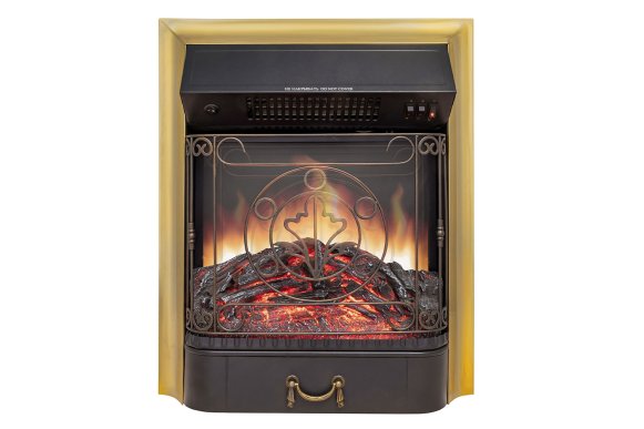 Каминокомплект Royal Flame Dublin (Разборный) с очагом Majestic FX M Brass орех каньон/сланец
