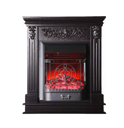Каминокомплект Interflame Берта Люкс с очагом Majestic FX M Black венге — фото 1
