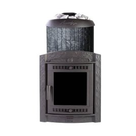 Печь банная PROMetall Атмосфера XL в ламелях Талькохлорит наборный рисунок