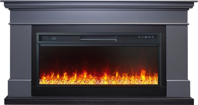 Каминокомплект Royal Flame California с очагом Vision 42 LED серый графит — фото 1