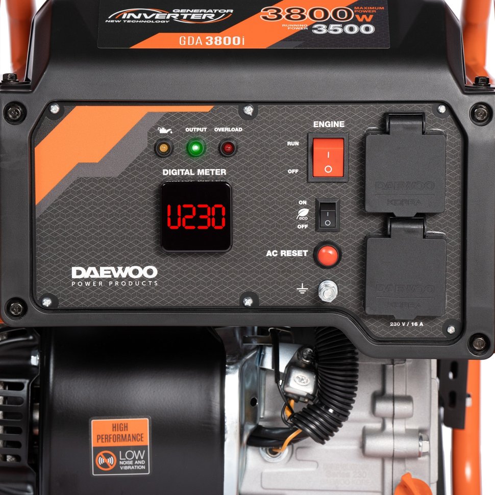 Генератор бензиновый инверторный Daewoo GDA 3800i — фото 9