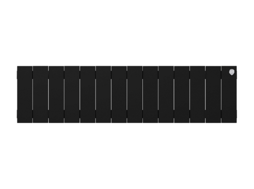 Биметаллический радиатор отопления Royal Thermo PianoForte 200 14 секций Noir Sable — фото 2