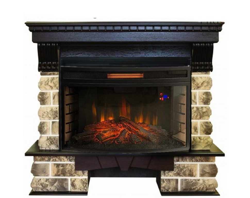 Каминокомплект RealFlame Kansas 33 AO с очагом Firespace 33W S IR Каминокомплект RealFlame Kansas 33 AO с очагом Firespace 33W S IR