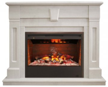 Каминокомплект RealFlame Kellie 25,5/26 WT с очагом 3D Helios 26