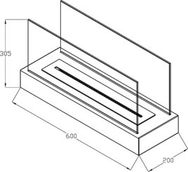 Биокамин Silver Smith King