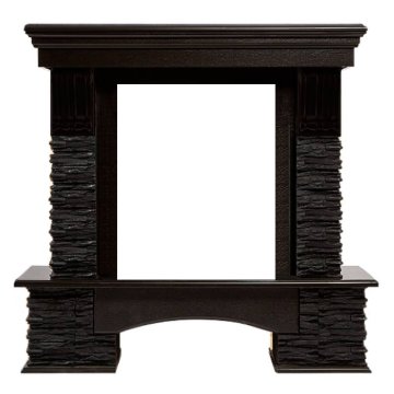 Портал Firelight Pietra Nuovo Classic сланец чёрный/шпон венге