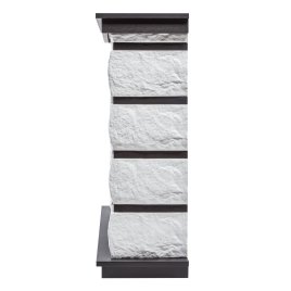 Каминокомплект Firelight Excalibur 30 с очагом Electrolux EFP/P-3020LS камень белый/шпон венге