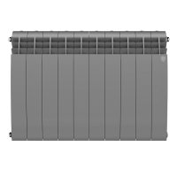 Биметаллический радиатор отопления Royal Thermo BiLiner B 500 10 секций Silver Satin