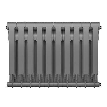 Биметаллический радиатор отопления Royal Thermo BiLiner B 500 10 секций Silver Satin