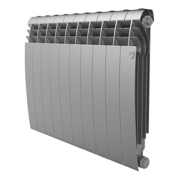 Биметаллический радиатор отопления Royal Thermo BiLiner B 500 10 секций Silver Satin