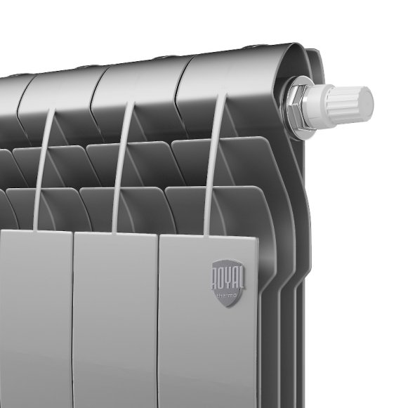 Изображение товара Биметаллический радиатор отопления Royal Thermo BiLiner 350 VR 4 секции Silver Satin