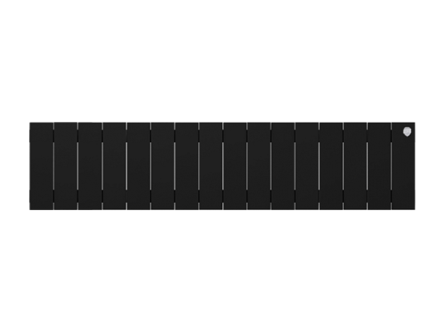 Биметаллический радиатор отопления Royal Thermo PianoForte 200 16 секций Noir Sable — фото 2