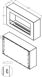 Биокамин Silver Smith Image 800