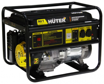 Бензиновый электрогенератор Huter DY8000L