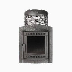 Печь банная PROMetall Атмосфера L комбинированная сетка-ламель Россо Леванто