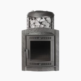 Печь банная PROMetall Атмосфера L комбинированная сетка-ламель Россо Леванто