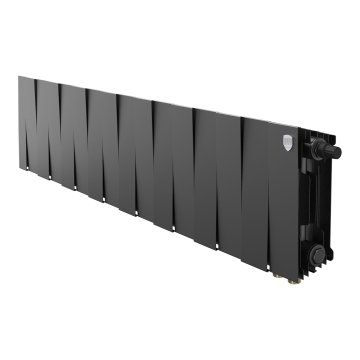Биметаллический радиатор отопления Royal Thermo PianoForte 200 VDR80 Noir Sable 16 секций