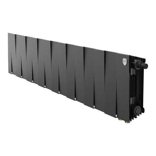 Биметаллический радиатор отопления Royal Thermo PianoForte 200 VDR80 Noir Sable 16 секций — фото 1