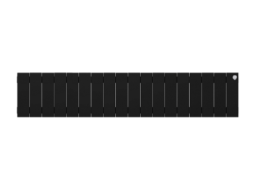 Биметаллический радиатор отопления Royal Thermo PianoForte 200 18 секций Noir Sable