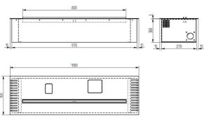 Биокамин автоматический Zefire 1000