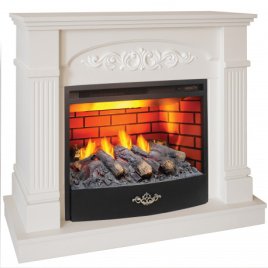 Каминокомплект RealFlame Cristina 25.5 WT с очагом FireStar 25.5 3D