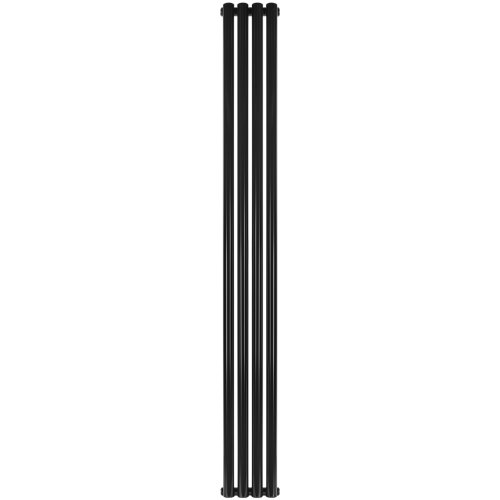 Стальной трубчатый радиатор Stout Tube Round R40 1-1750-4 RAL9005 — фото 1