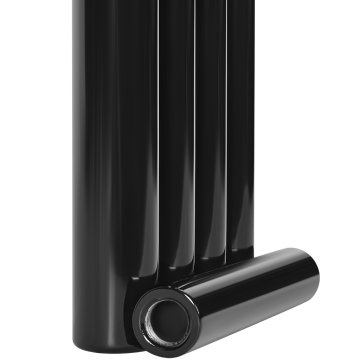 Стальной трубчатый радиатор Stout Tube Round R40 1-1750-4 RAL9005