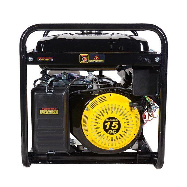 Бензиновый электрогенератор Huter DY8000LX-3 — фото 4