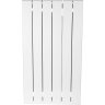 Биметаллический радиатор отопления Rifar Supremo 800 боковое подключение 7 секций белый RAL 9016