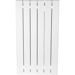 Биметаллический радиатор отопления Rifar Supremo 800 боковое подключение 7 секций белый RAL 9016