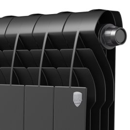 Биметаллический радиатор отопления Royal Thermo BiLiner 350 V 8 секций Noir Sable