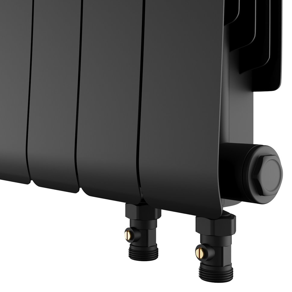 Биметаллический радиатор отопления Royal Thermo Infinity 300 Noir Sable VR80 8 секций