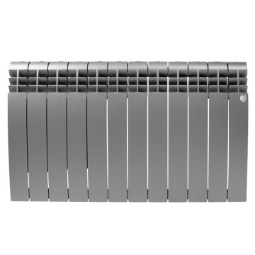 Биметаллический радиатор отопления Royal Thermo BiLiner B 500 12 секций Silver Satin
