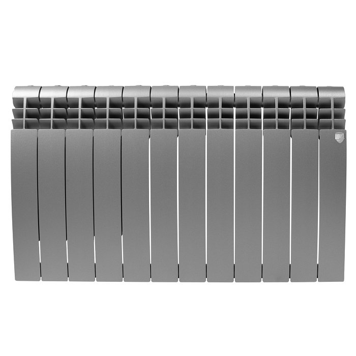 Биметаллический радиатор отопления Royal Thermo BiLiner B 500 12 секций Silver Satin