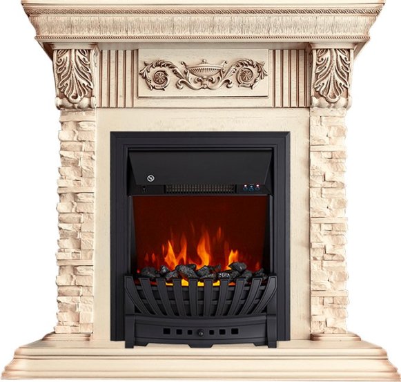 Каминокомплект Royal Flame Luxemburg с очагом Aspen Black