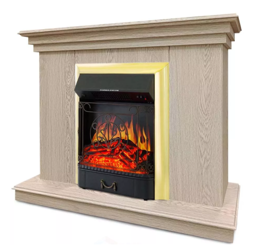 Каминокомплект Хорошие Камины Марс с очагом Royal Flame Majestic FX Brass сосна — фото 2
