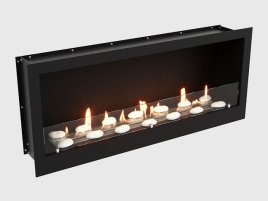 Встроенный биокамин Lux Fire Кабинет 1130 S ВБКК-1130S