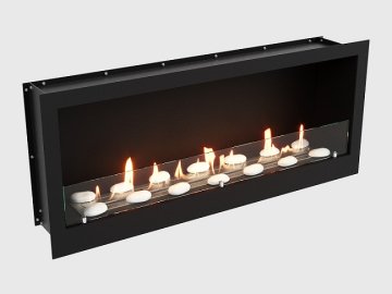 Встроенный биокамин Lux Fire Кабинет 1130 S ВБКК-1130S