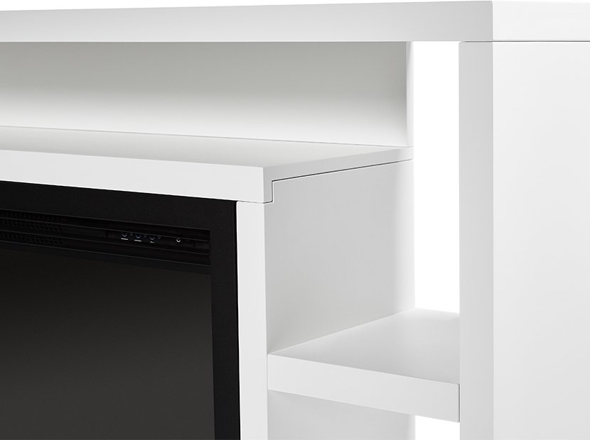 Каминокомплект Firelight Multimedia 30 с очагом Electrolux EFP/P-3020LS белый — фото 4