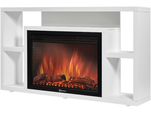 Каминокомплект Firelight Multimedia 30 с очагом Electrolux EFP/P-3020LS белый — фото 2