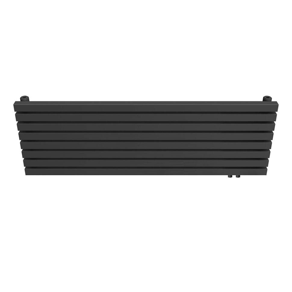 Стальной трубчатый радиатор КЗТО Quadrum 30 Н 1 1000-6 R черный матовый муар