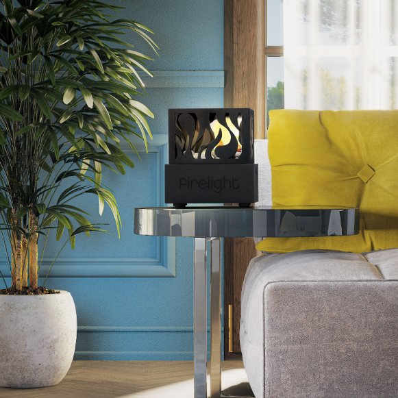 Изображение товара Биокамин настольный Firelight BFP/T-2020 Black из нержавеющей стали