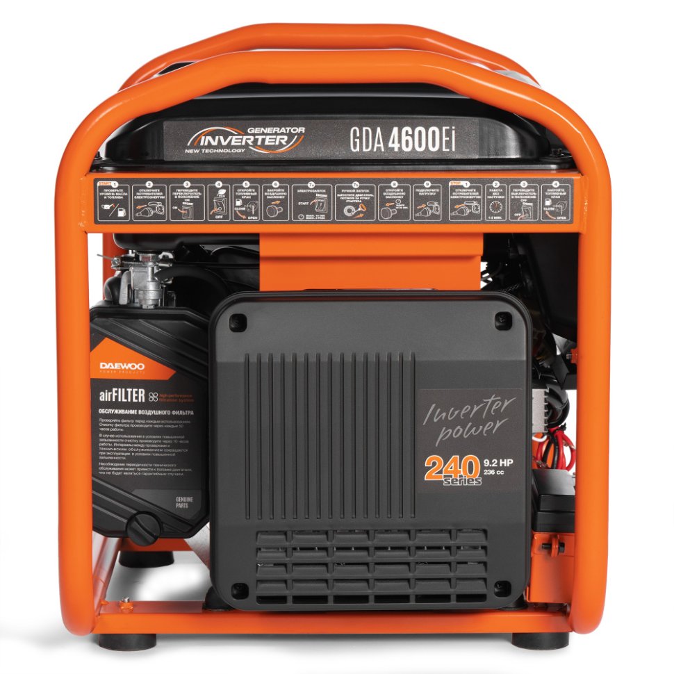 Генератор бензиновый инверторный Daewoo GDA 4600Ei — фото 7