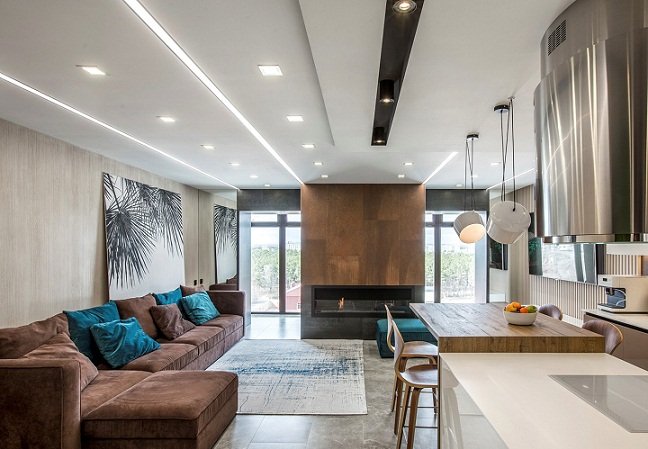 Встроенный биокамин Lux Fire Кабинет 1210 М ВБКК-1210М — фото 12