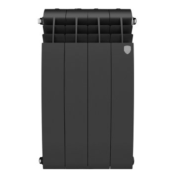 Биметаллический радиатор отопления Royal Thermo BiLiner B 500 4 секции Noir Sable