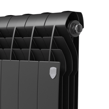 Биметаллический радиатор отопления Royal Thermo BiLiner B 500 4 секции Noir Sable