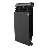 Биметаллический радиатор отопления Royal Thermo BiLiner B 500 4 секции Noir Sable
