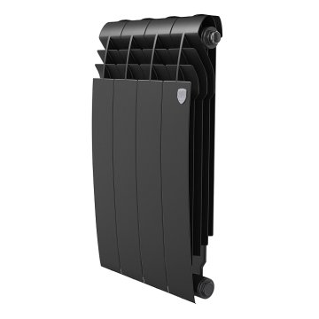 Биметаллический радиатор отопления Royal Thermo BiLiner B 500 4 секции Noir Sable