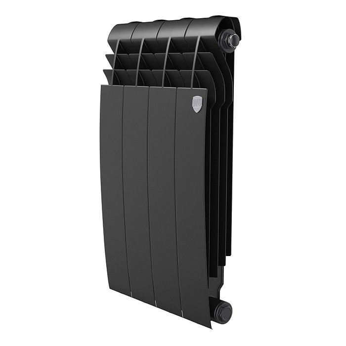 Биметаллический радиатор отопления Royal Thermo BiLiner B 500 4 секции Noir Sable